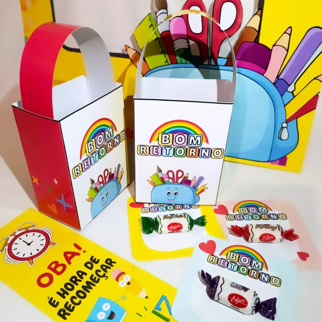 KIT DE LEMBRANCINHAS VOLTA ÀS AULAS