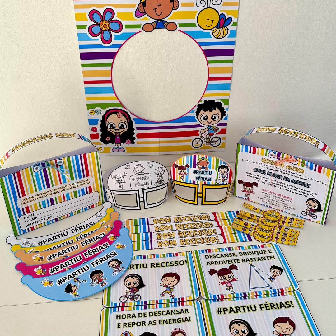 KIT ESTOU DE FÉRIAS
