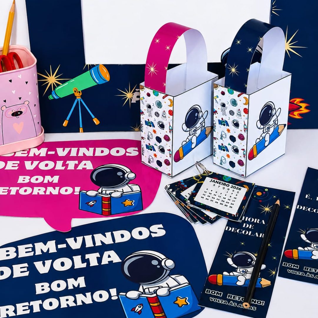KIT VOLTA ÀS AULAS ASTRONAUTA